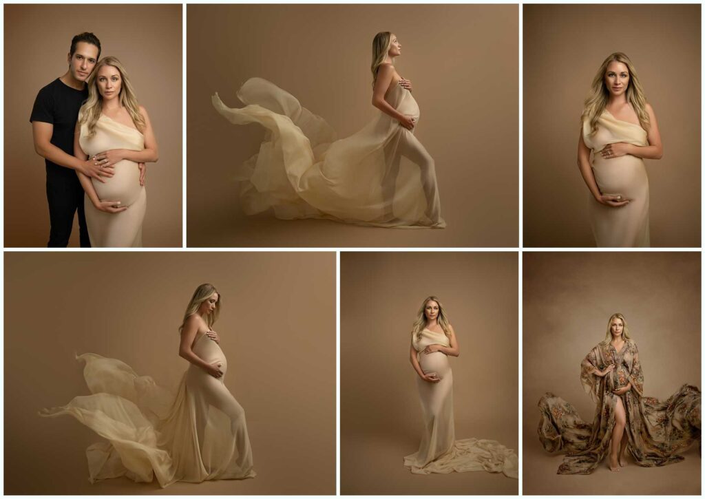 fine art maternity session
