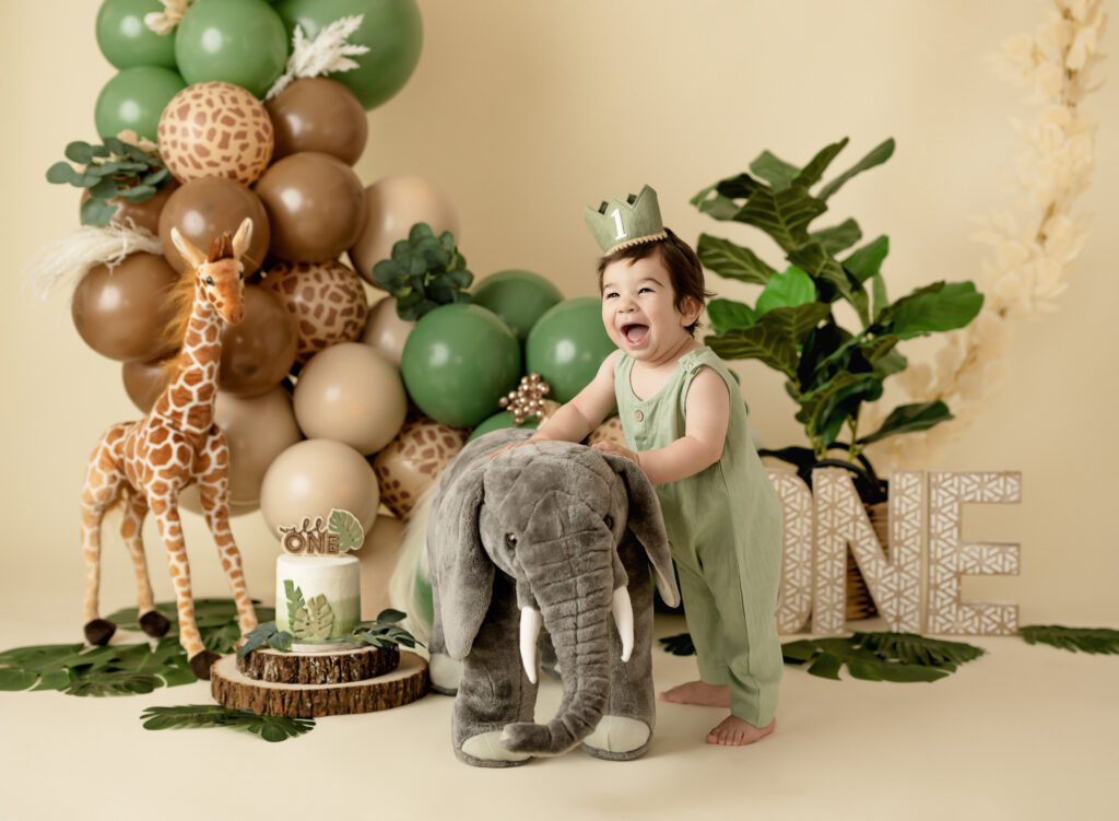 1st birthday photoshoot safari