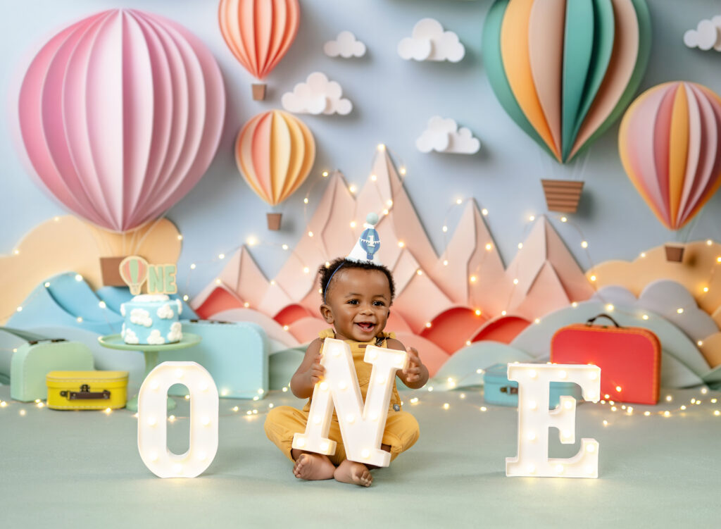 baby boy 1st birthday photoshoot