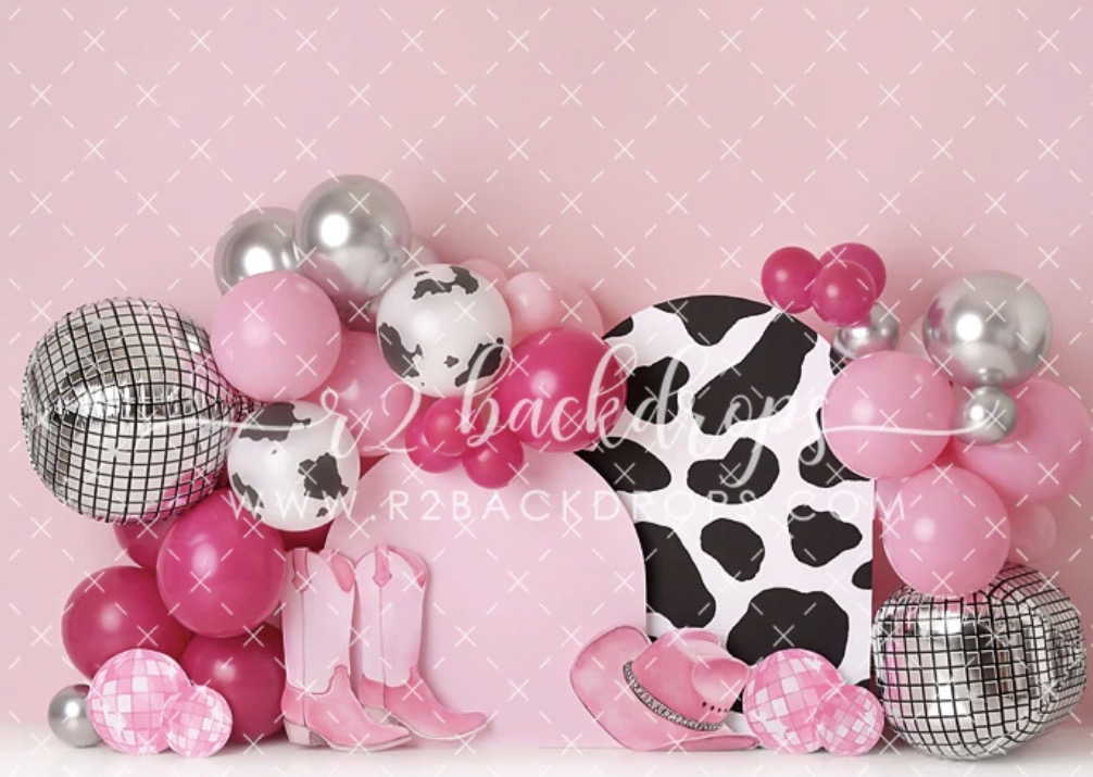 Disco cowgirl cake smash set