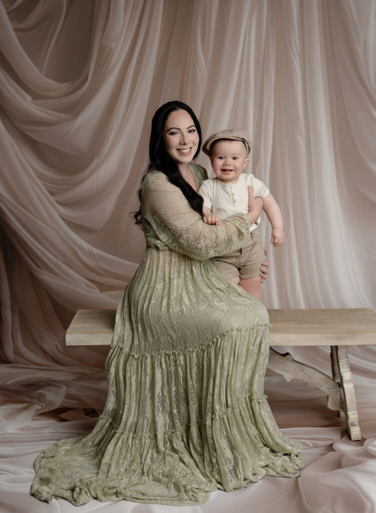 Mommy and me studio shoot