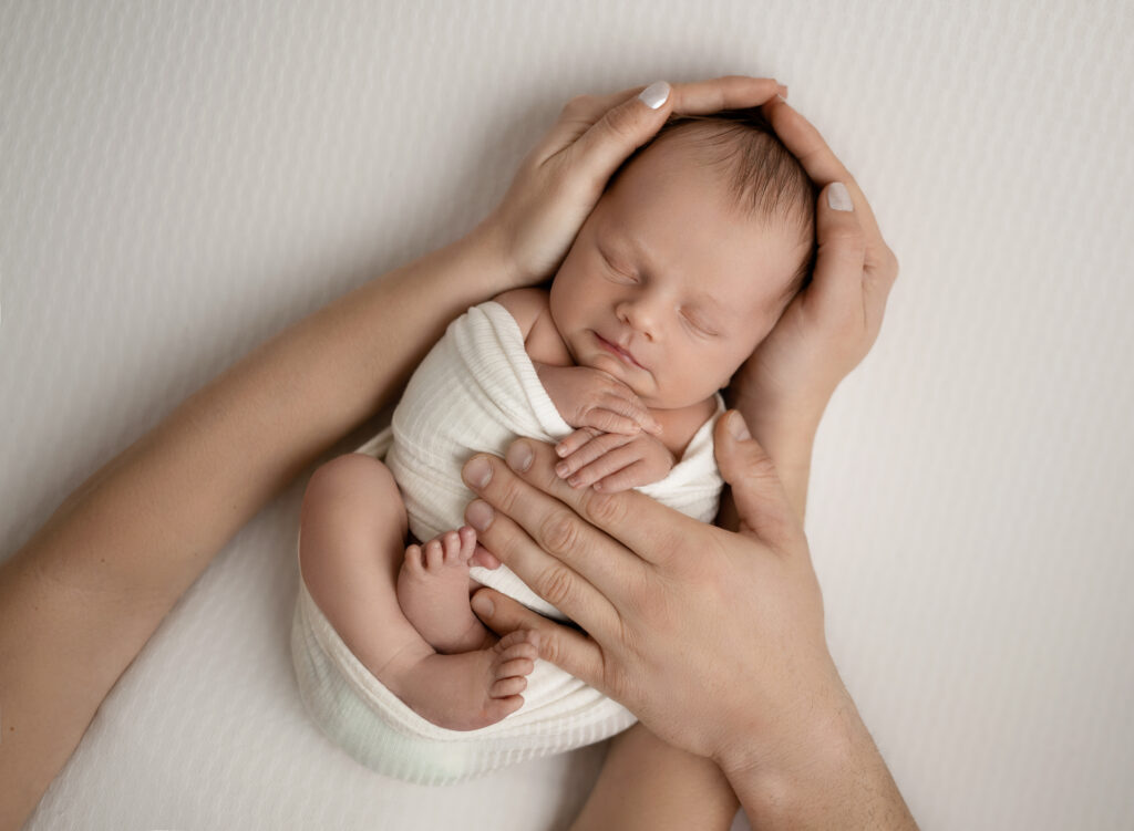 Studio newborn photography